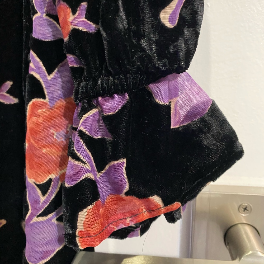 Velvet mini dress - Picture 3 of 4